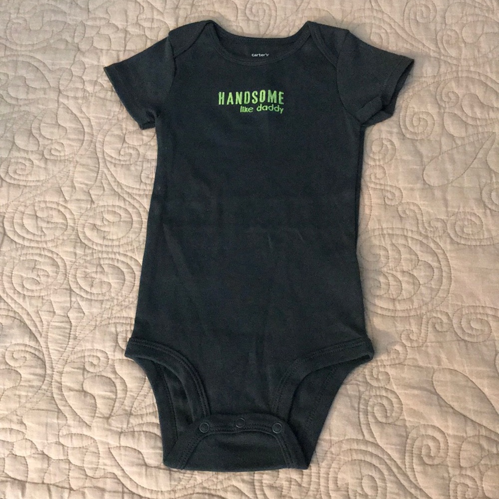 📌SOLD - New baby gray Onesie